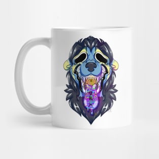 Psychedelic art tongue Mug